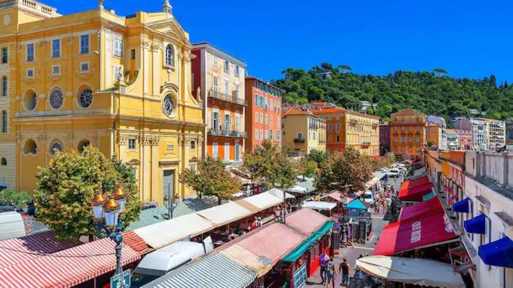 Old Town- 4 Pers, Vieux Nice, Ac, Wifi Kültér fotó